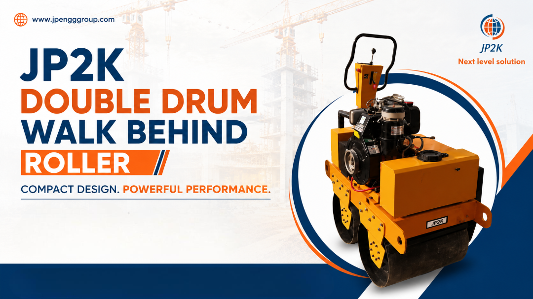 Double Drum Walk Behind Roller